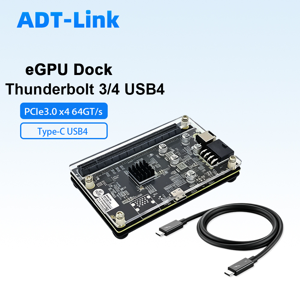 Thunderbolt 4 Egpu Dock Mini Pc - محول توسعة Thunderbolt 3/4 USB4 إلى