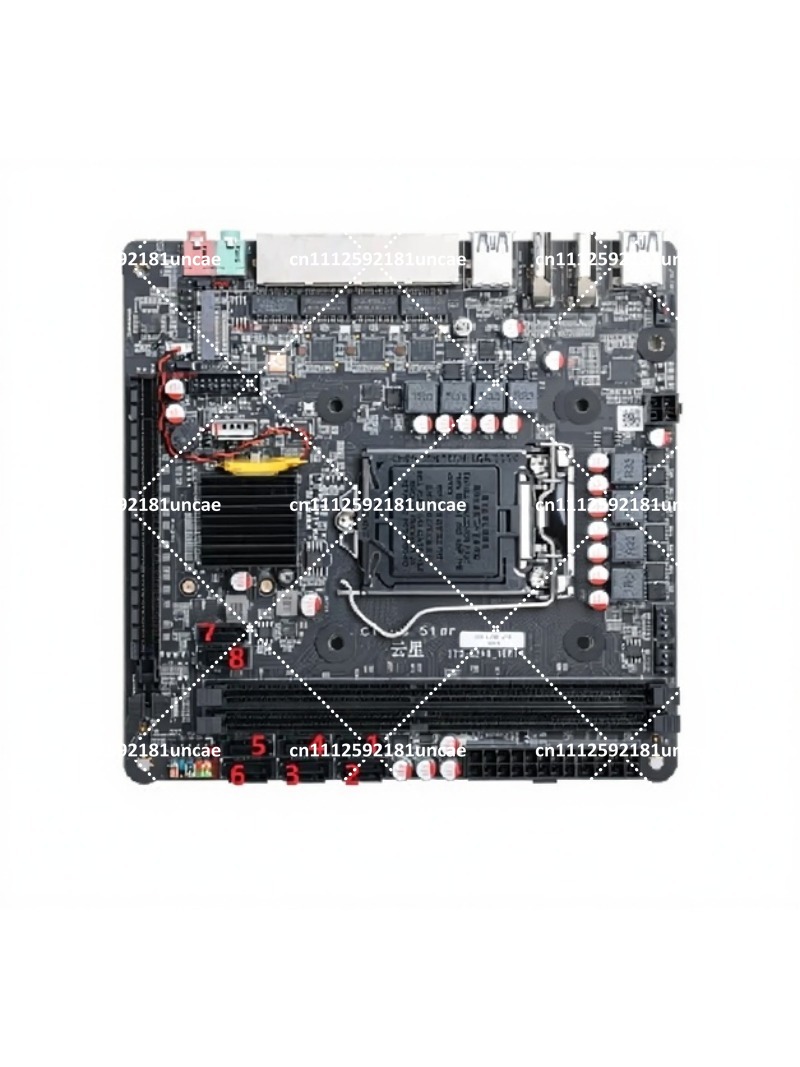 لوحة أم ميني ITX لمعالجات الجي - مراجعة Nas Motherboard 8 Sata Mini Itx وسعره