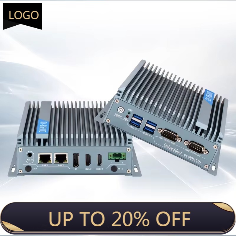 جهاز كمبيوتر صناعي مدمج من إنت - مراجعة Fanless Industrial Pc Rs485 Core I7 وسعره