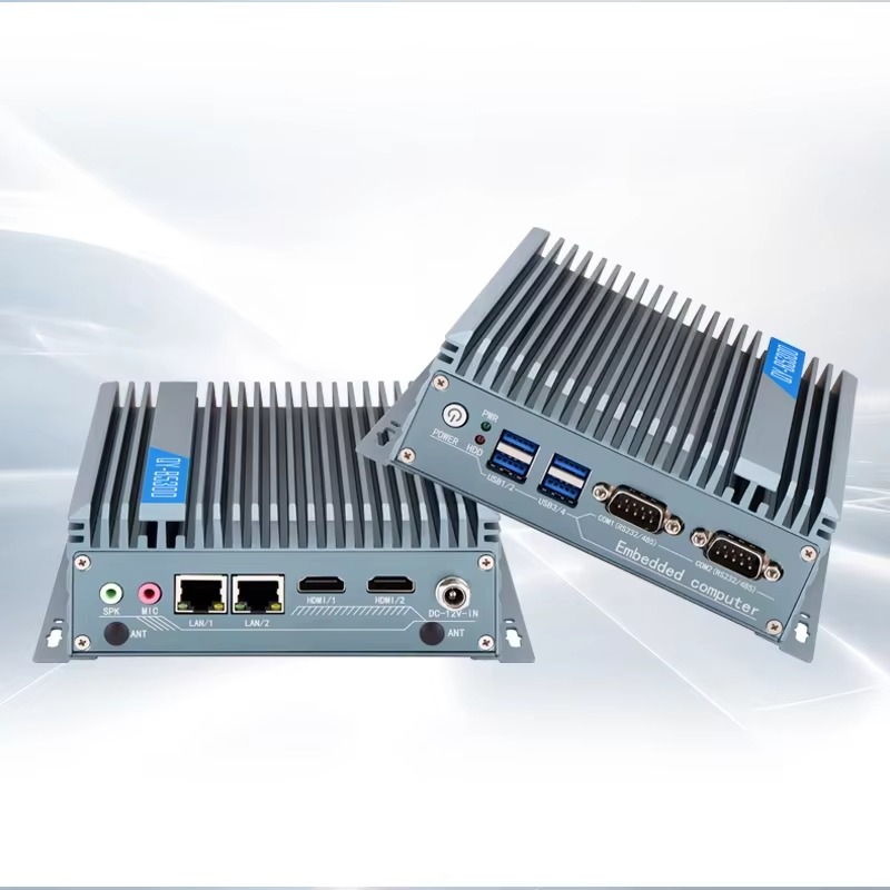 جهاز كمبيوتر صناعي مدمج من إنت - مراجعة Fanless Industrial Pc Rs485 Core I7 وسعره