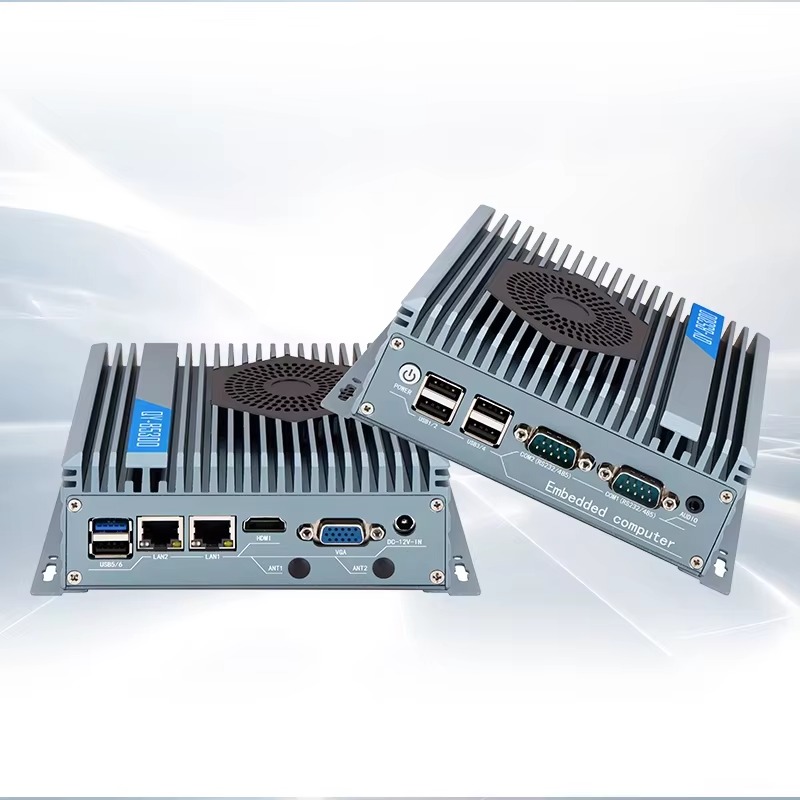 جهاز كمبيوتر صناعي مدمج من إنت - مراجعة Fanless Industrial Pc Rs485 Core I7 وسعره